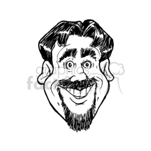 Smiling Man with Goatee