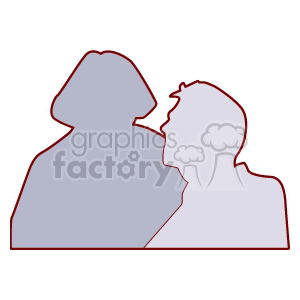 Silhouette of a couple in a romantic pose, highlighting themes of love and togetherness.