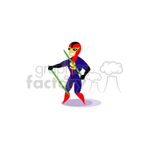 Funny Comic Style Superhero