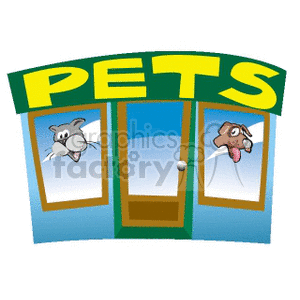 pet store clip art