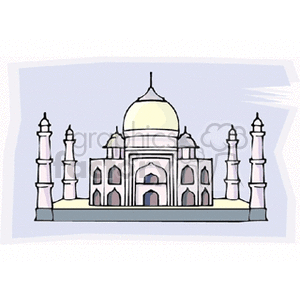 Cartoon Taj Mahal