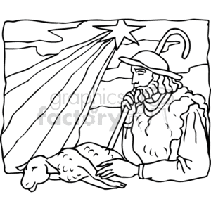 drawing of a Shepherd
