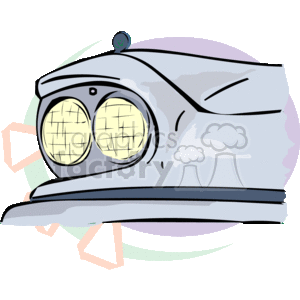 Car Headlights Illustration