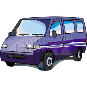   purple van 