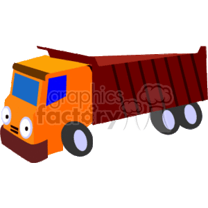 front loader garbage truck clipart