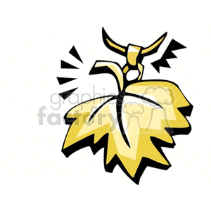 A stylized clipart image depicting the zodiac sign Taurus, characterized by a bull's head and horns.