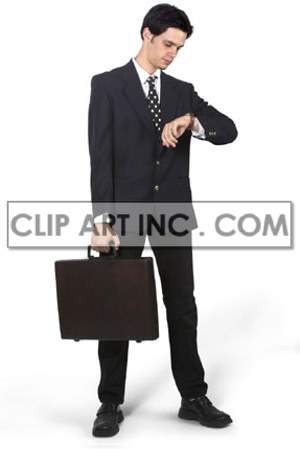Businessman with a briefcase