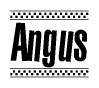 Angus Checkered Flag Design
