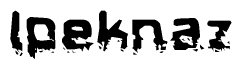 The image contains the word Ipeknaz in a stylized font with a static looking effect at the bottom of the words