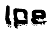 The image contains the word Ipe in a stylized font with a static looking effect at the bottom of the words