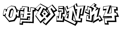 The clipart image features a stylized text in a graffiti font that reads Ohwinky.