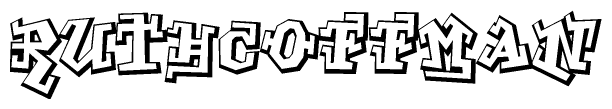 The clipart image features a stylized text in a graffiti font that reads Ruthcoffman.