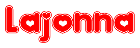 Lajonna Word with Hearts 