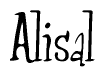 The image is a stylized text or script that reads 'Alisal' in a cursive or calligraphic font.