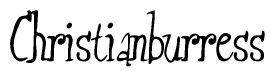 The image is a stylized text or script that reads 'Christianburress' in a cursive or calligraphic font.