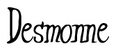 The image contains the word 'Desmonne' written in a cursive, stylized font.