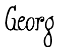 The image is a stylized text or script that reads 'Georg' in a cursive or calligraphic font.