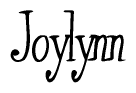 The image contains the word 'Joylynn' written in a cursive, stylized font.