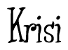 Krisi Calligraphy Text 