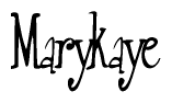 The image contains the word 'Marykaye' written in a cursive, stylized font.