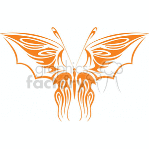 bat like butterfly tribal