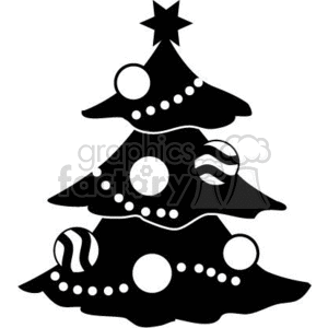 Vinyl-Ready Christmas Tree Silhouette