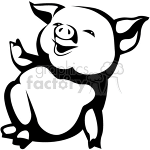 Cartoon pig