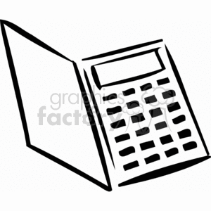 Calculator Clipart Black And White