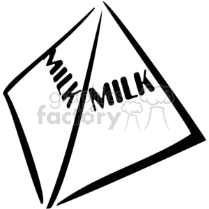milk outline