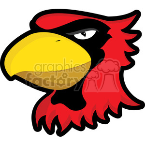 cardinal mascot clipart