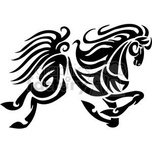 Tribal Galloping Horse