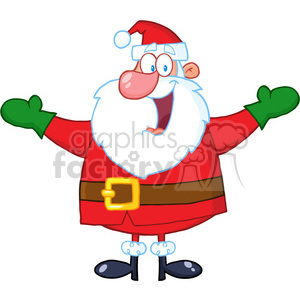   5155-Jolly-Santa-Claus-With-Open-Arms-Royalty-Free-RF-Clipart-Image 