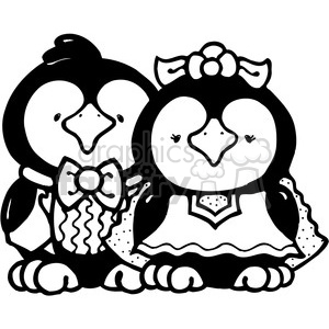 Penguin-Bride-and-Groom