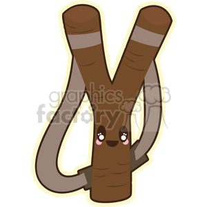   Slighshot cartoon character vector image 