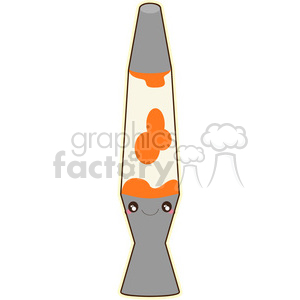   Lava Lamp cartoon character vector clip art image 