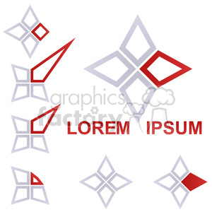 logo template star 004