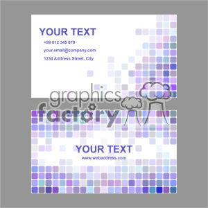 vector business card template set 005
