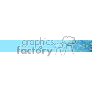 vector blue small geometric end banner background