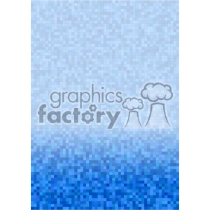 Blue Gradient Pixel Art Background