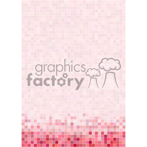 Gradient Mosaic Pattern with Red and Pink Shades