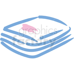 face wipes cosmetic vector icons