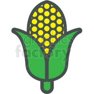 corn on the cob vector icon