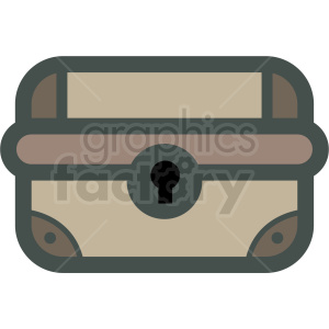 treasure chest vector icon