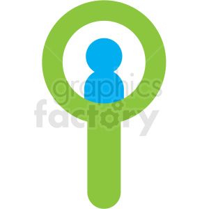people search icon clip art