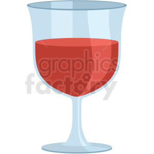 wine glass vector flat icon clipart with no background
