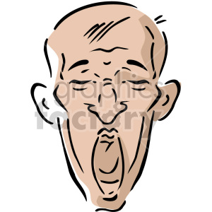 Exaggerated Expression Cartoon Face