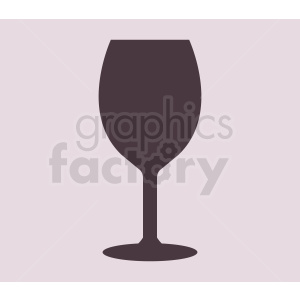 wine glass on light background icon