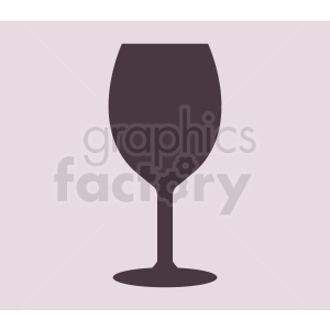 A simple silhouette of a wine glass, set against a plain background.