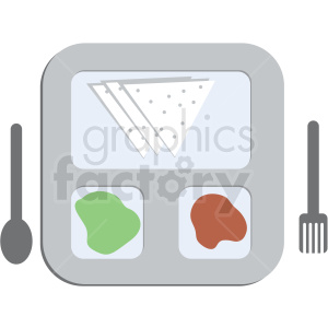 game food tray clipart icon