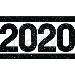 2020 New Year with Speckled Design